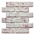 Peel & Stick Faux Brick Wall Panels | Easy DIY Home Makeover